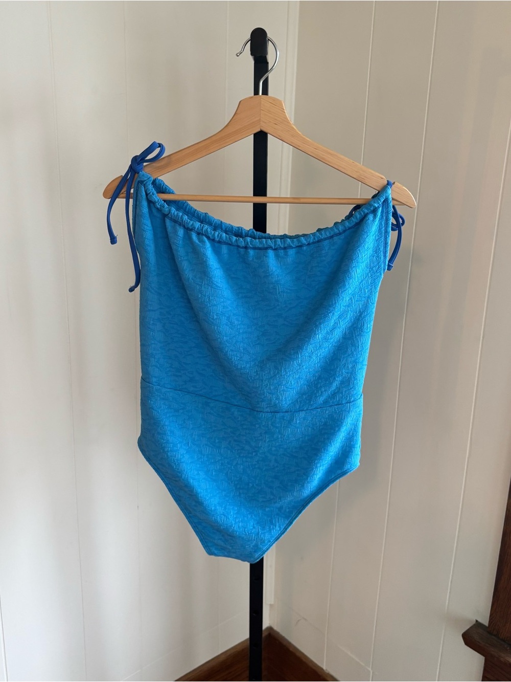Free People FP Beach Margaret Convertible One-Piece Swimsuit Blue Women’s M